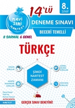 8. Sınıf Mavi Türkçe 14 Deneme Sınavı